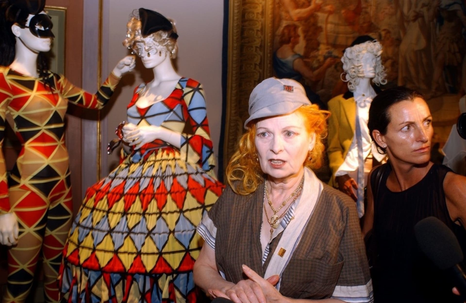 Módní návrhářka Vivienne Westwoodové se přezdívá královna punku. 