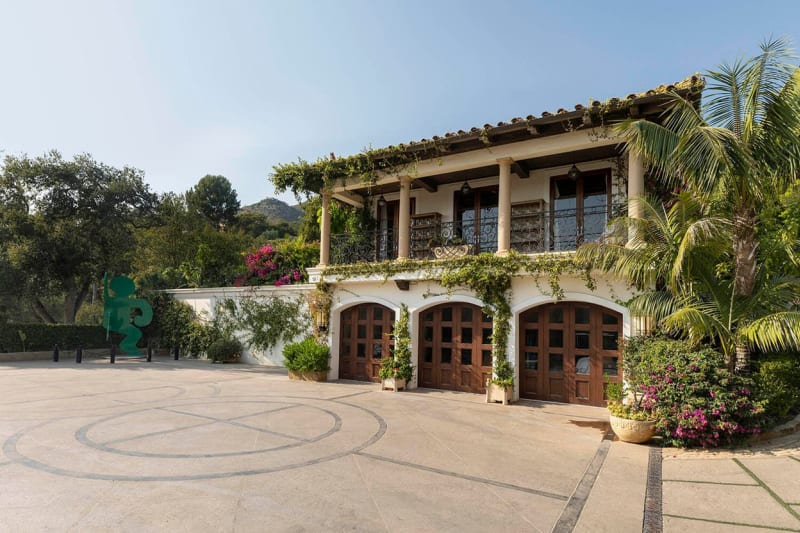 Dům v Montecitu, ve kterém princ Harry a Meghan natáčeli svůj dokument pro Netflix.