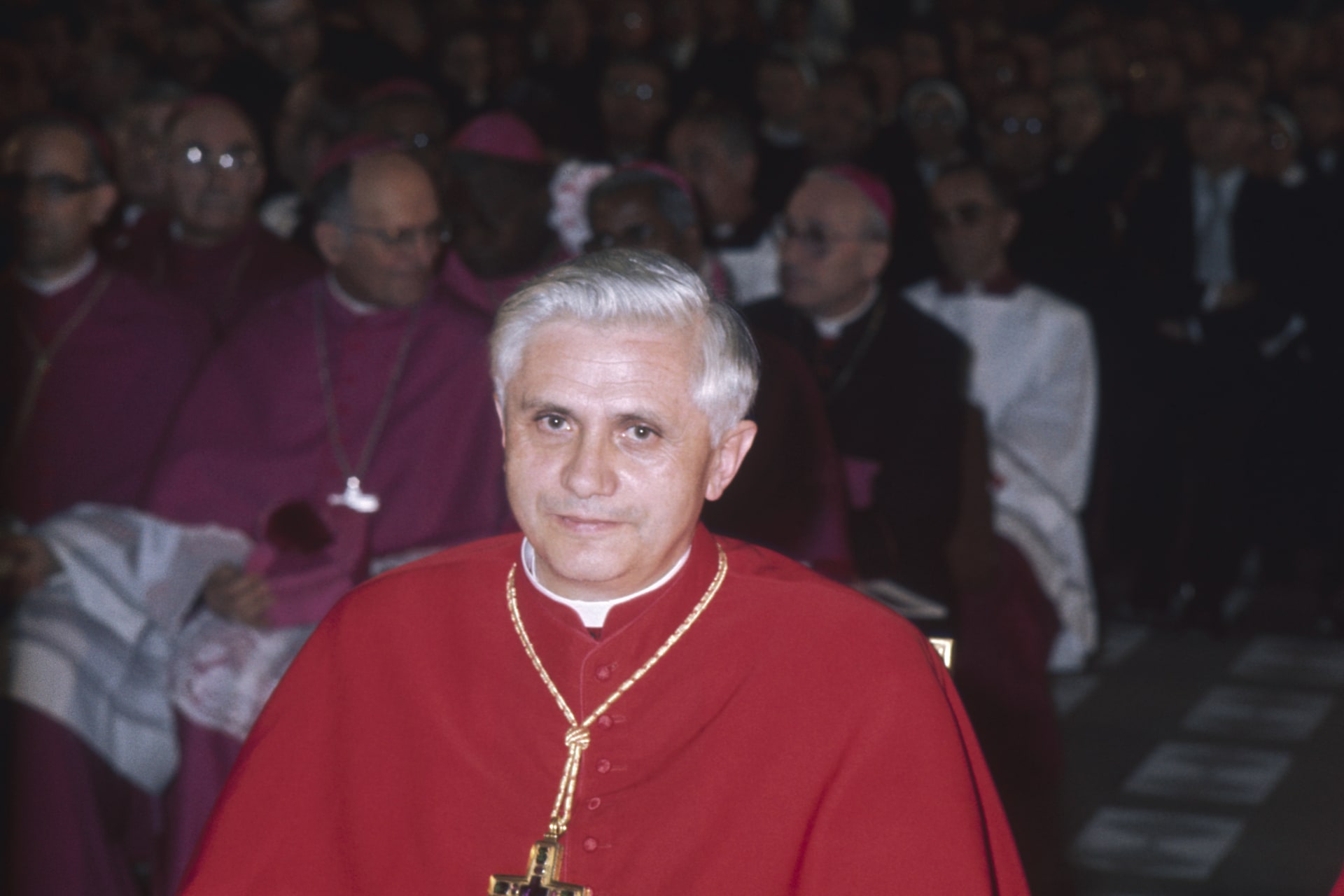 Benedikt XVI. ještě jako kardinál Joseph Ratzinger