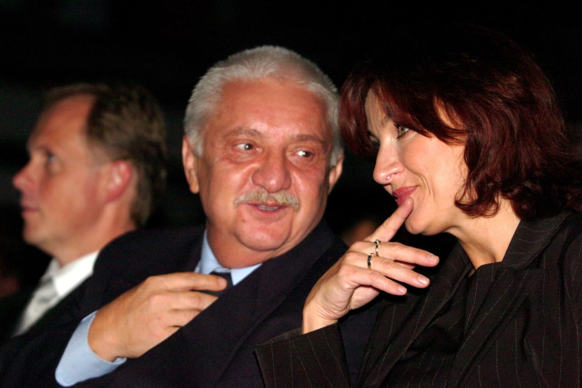 Marián Labuda s herečkou Zlatou Adamovskou.
