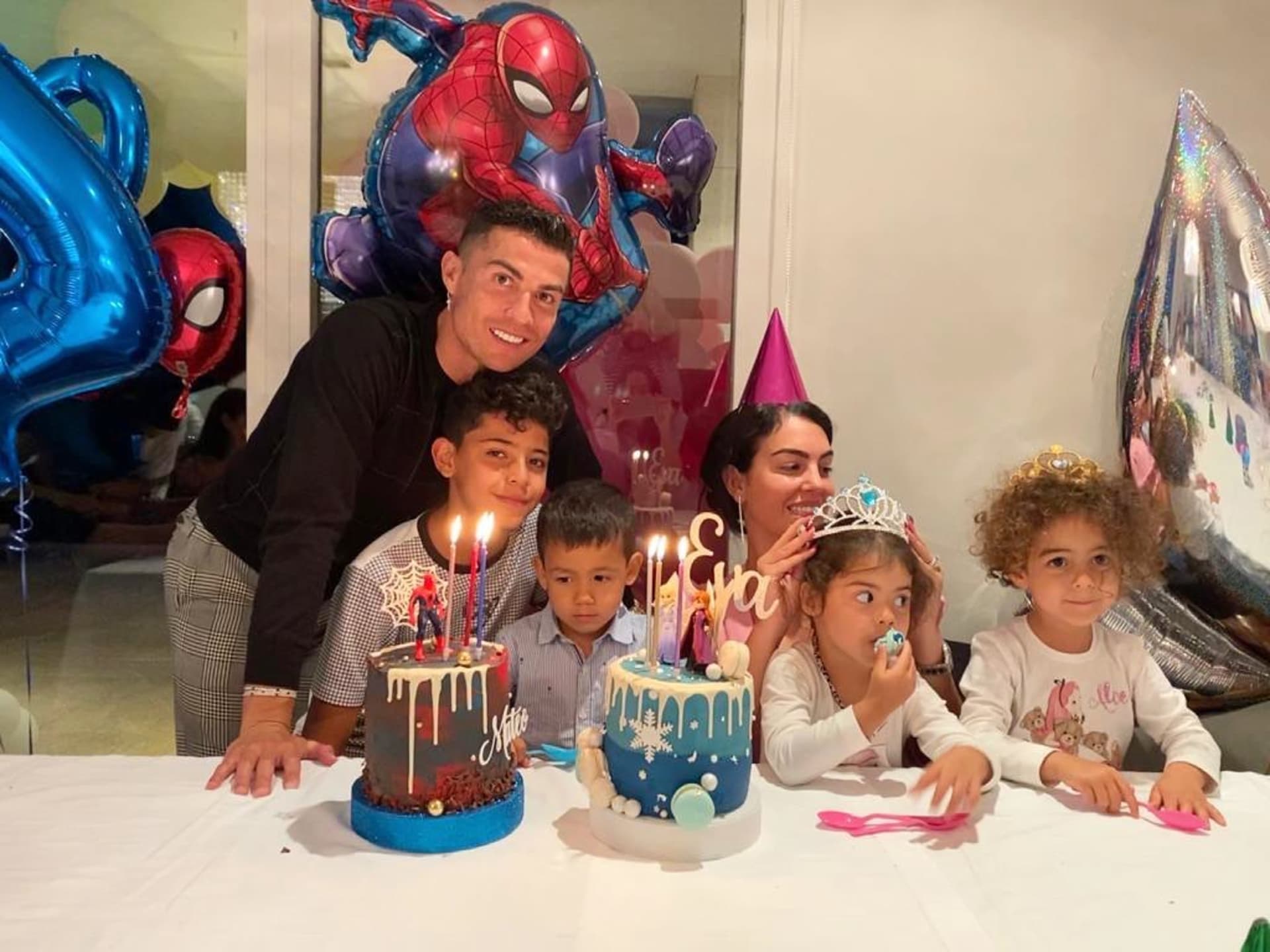 Ronaldova rodina pohromadě
