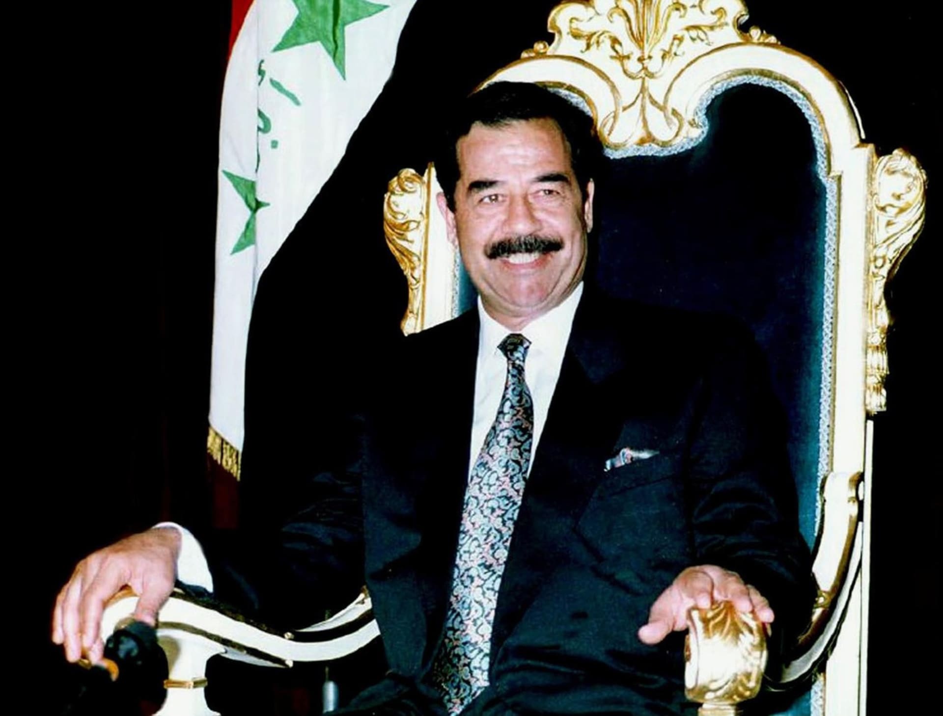Saddám Husajn v době své vlády nad Irákem.