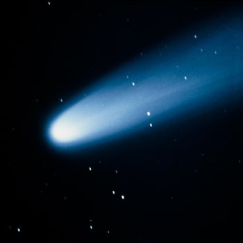 Kometa Bennett vyfocená 5. dubna 1970