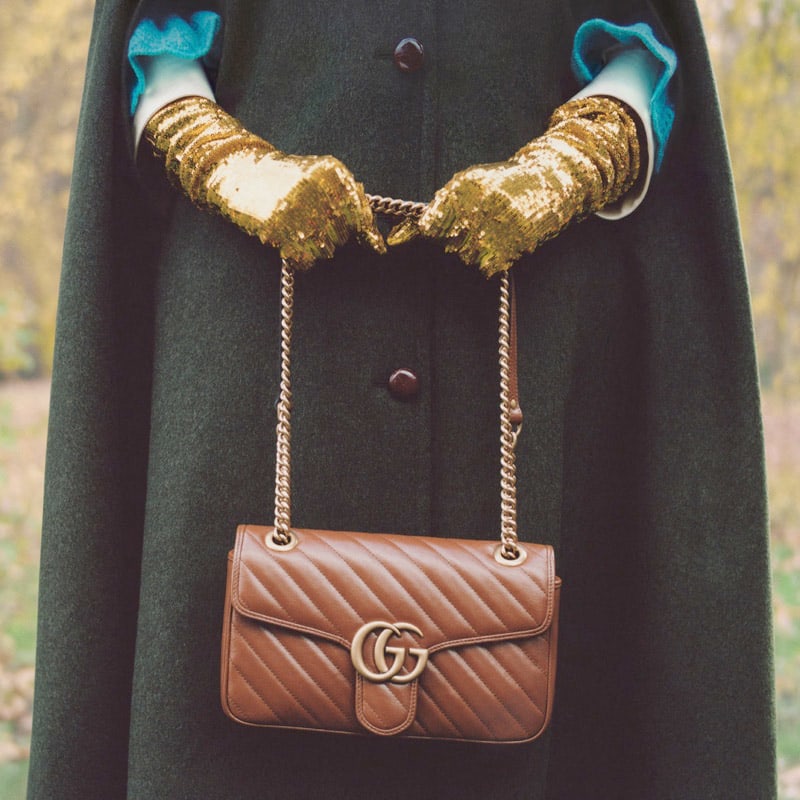 Guccio Gucci začínal svou tvorbu koženými doplňky a zavazadly.