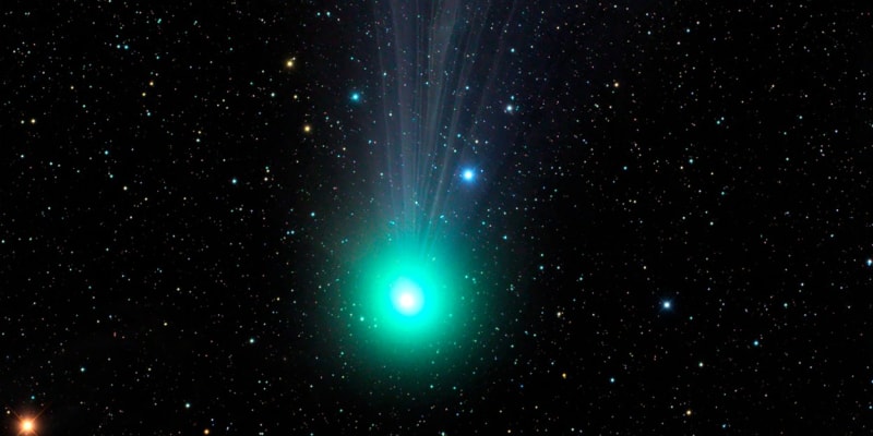 Kometa C/2014 Q2 na snímku z 18. ledna 2015