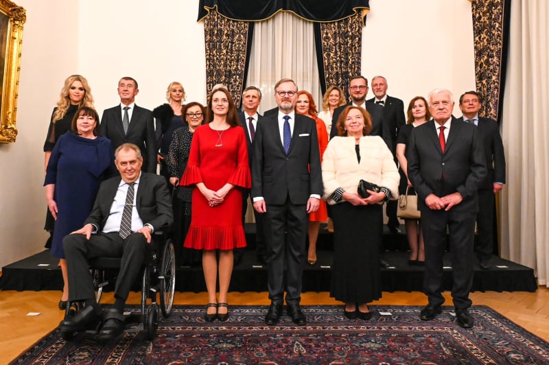 Setkání bývalých premiérů, které pořádal Petr Fiala