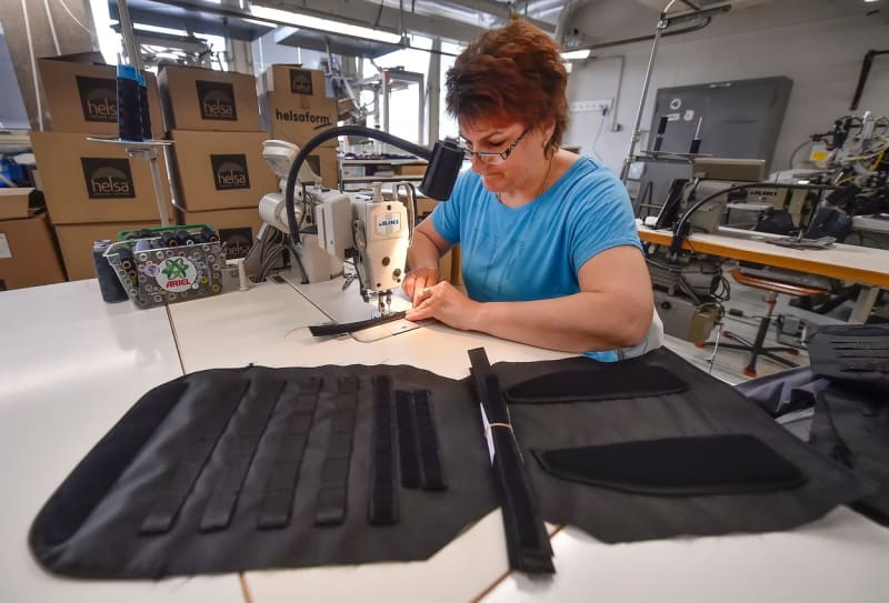 Výroba neprůstřelných vest