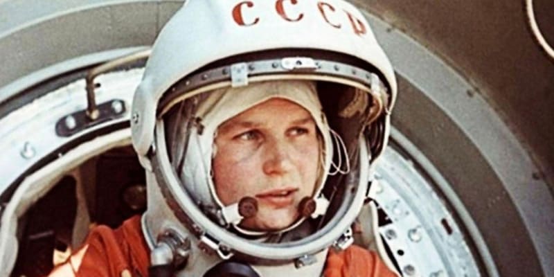Valentina Těreškovová ještě coby sovětská kosmonautka