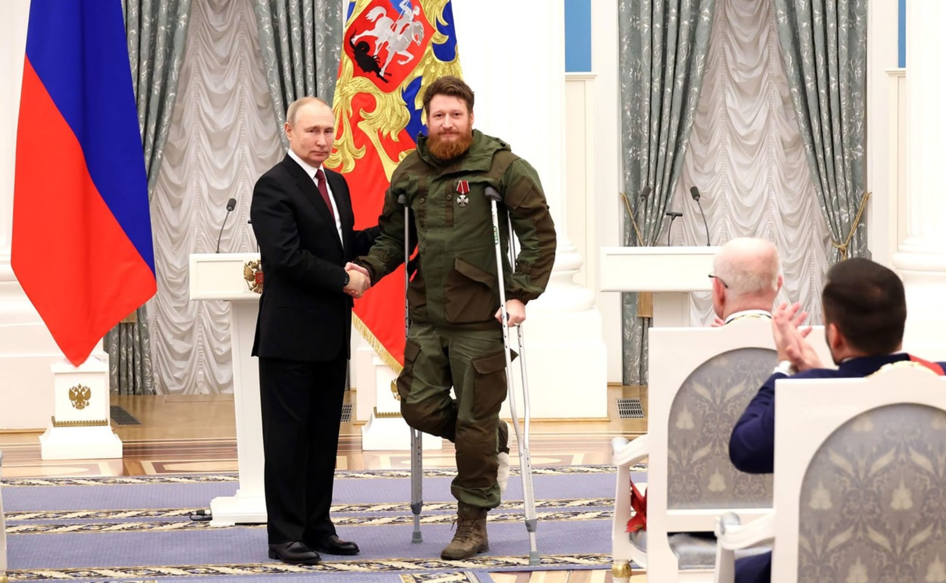 Vojenský bloger Semjon Pegov dostal vyznamenání od ruského prezidenta Vladimira Putina.