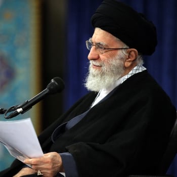 Íránský duchovní vůdce Sajjid Alí Chameneí