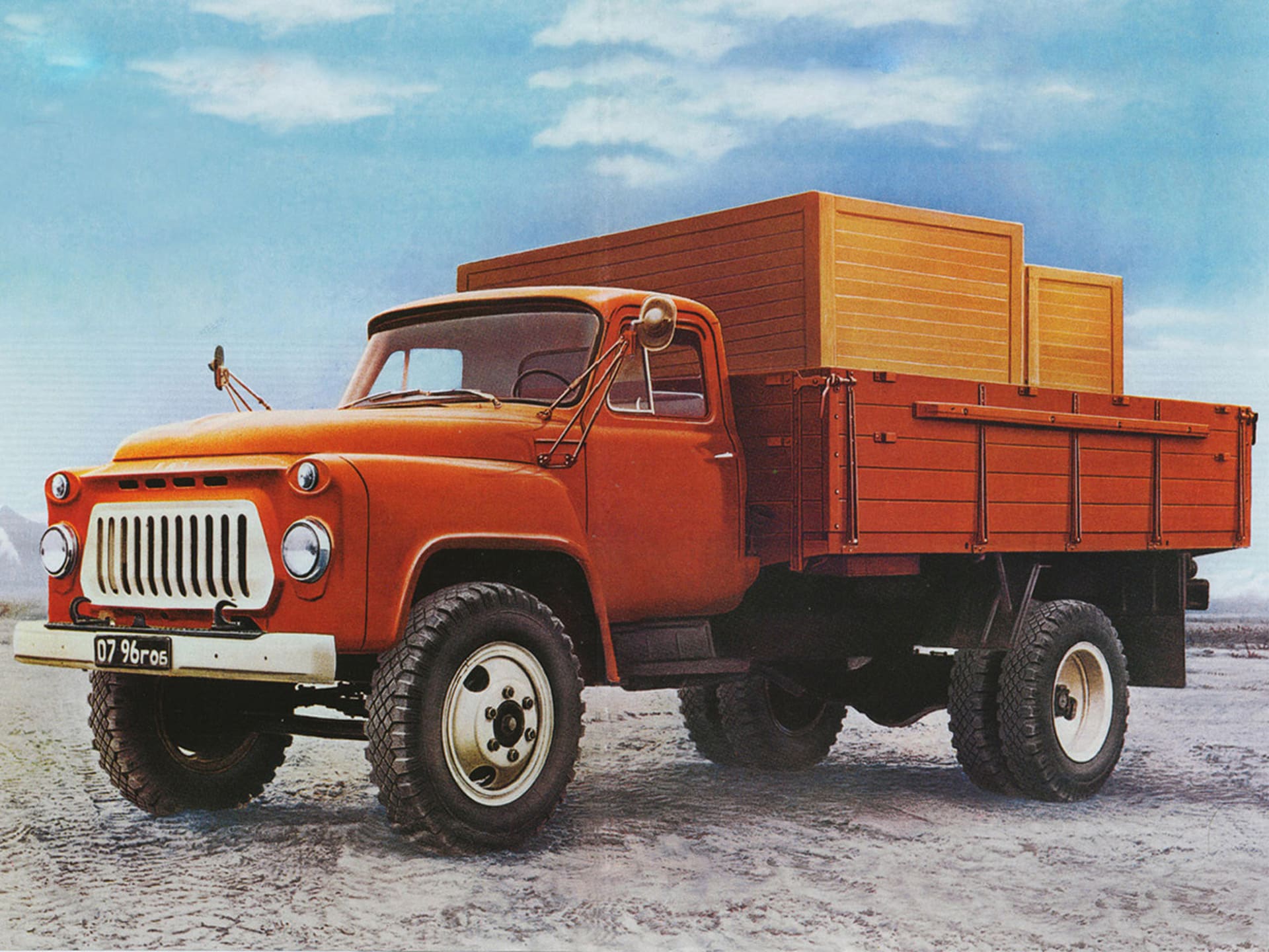 Benzinový osmiválec ZMZ 523 poháněl už nákladní vůz GAZ-53 z roku 1962.