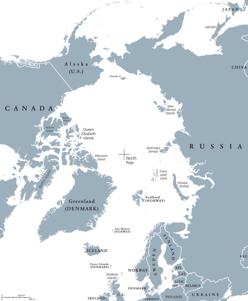 Oblast na jihovýchodě Grónska ja nazývaná Grónský bermudský trojúhelník. 