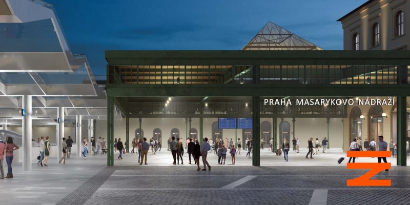 Nová podoba Masarykova nádraží v Praze