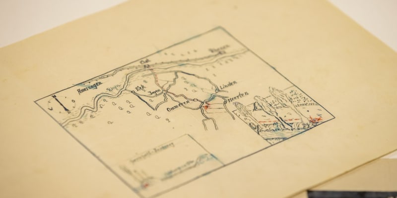 Mapu označující místo, kde je poklad zakopán, poskytl úředníkům německý voják