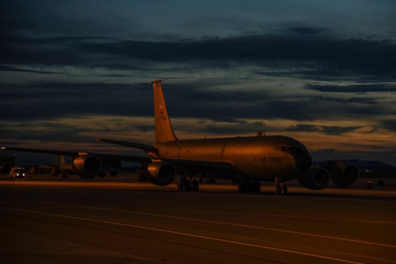 KC-135 před startem