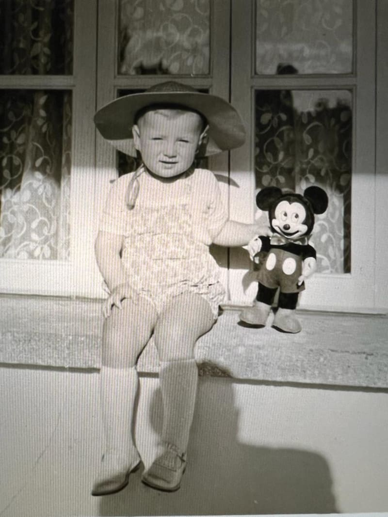 Andrej Babiš na snímku z dětství