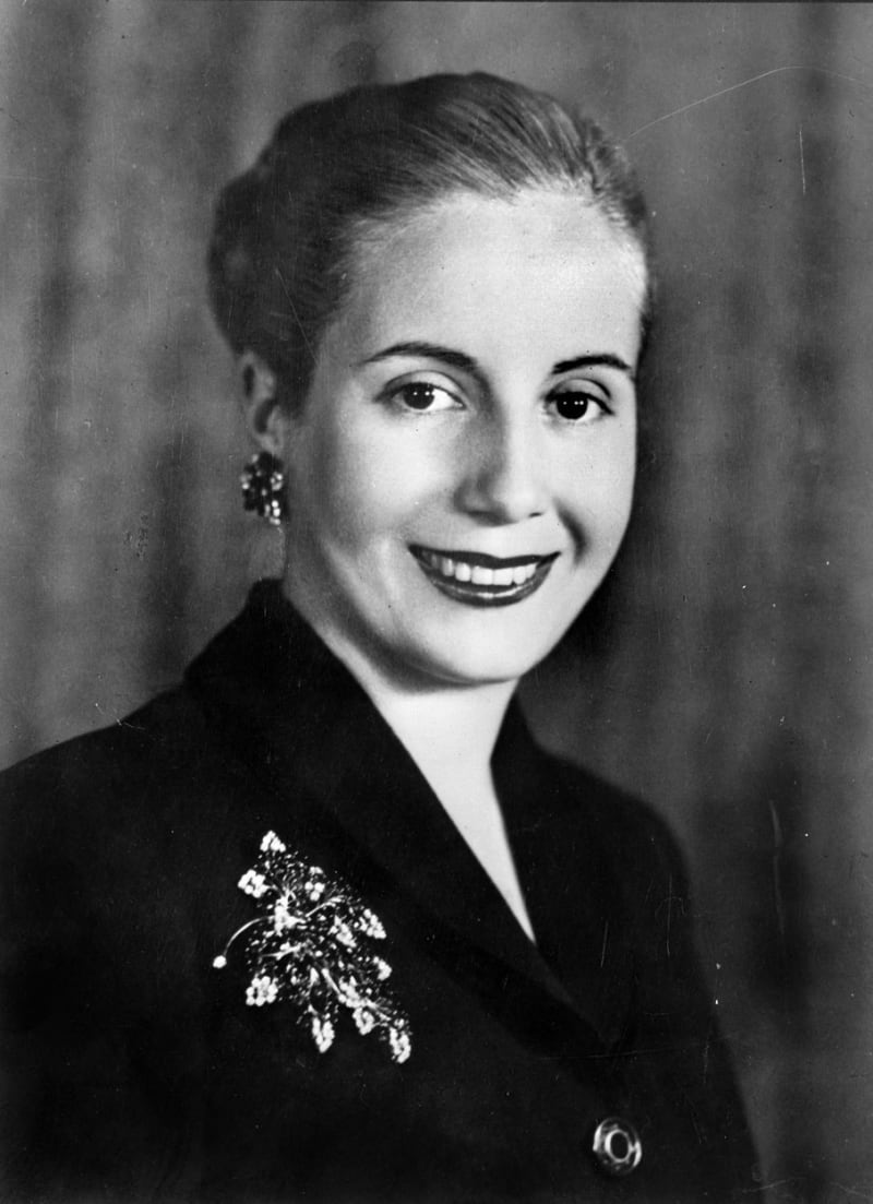 Evita Perón se díky své průbojnosti stala první dámou Argentiny.