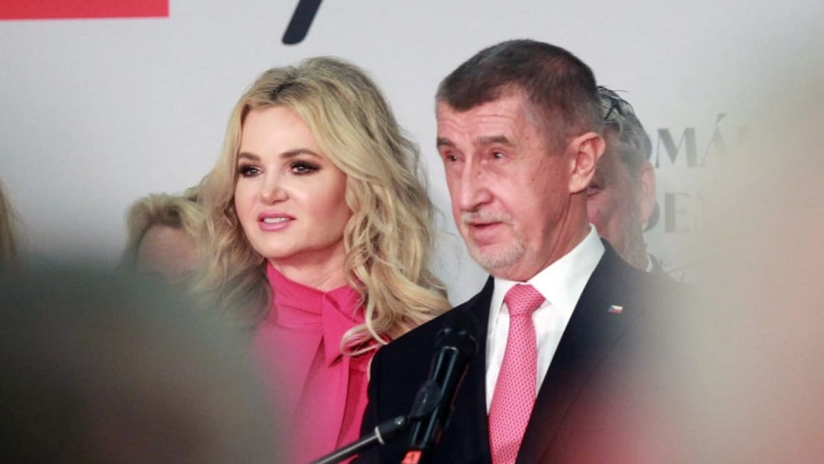 Kandidát na prezidenta Andrej Babiš a jeho manželka Monika Babišová