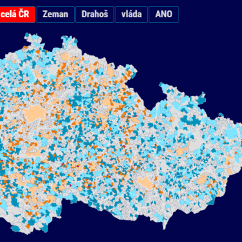 Interaktivní mapa – výsledky prezidentských voleb