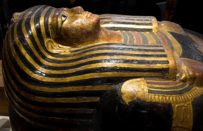 Egyptský faraonský sarkofág