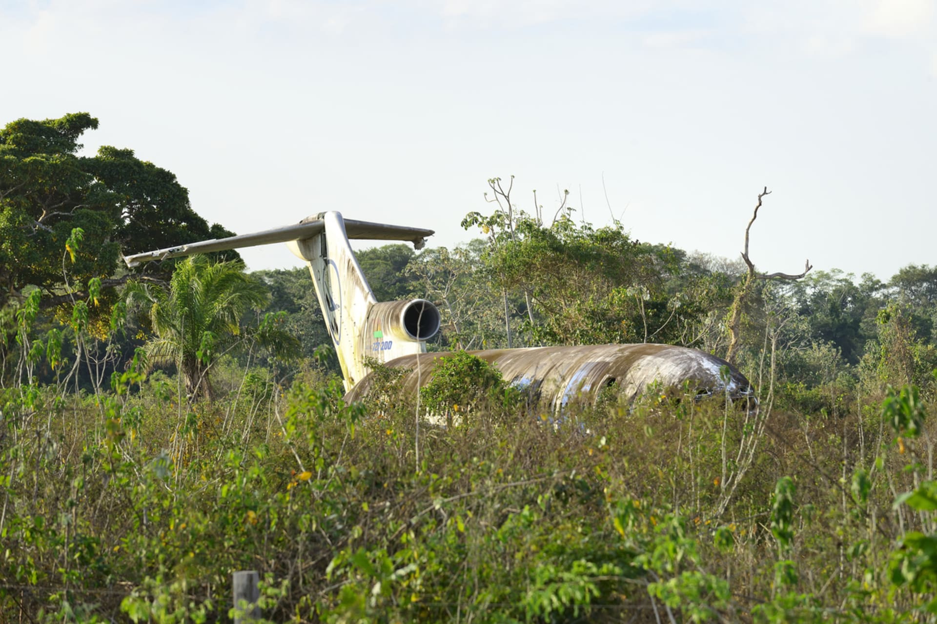 Vrak  Boeingu 727 na ostrově Trinidad
