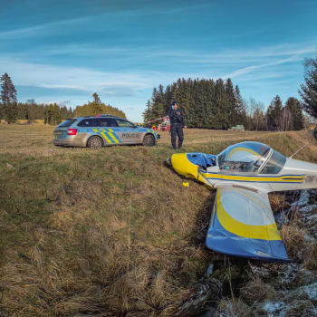 Na Chebsku havarovalo malé sportovní letadlo. Na místě zasahoval vrtulník záchranářů