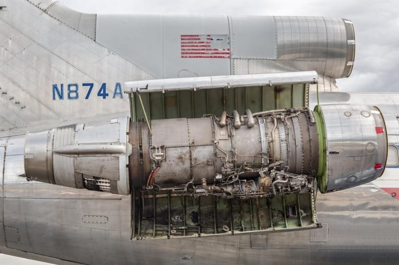 Údržba motorů Boeingu 727