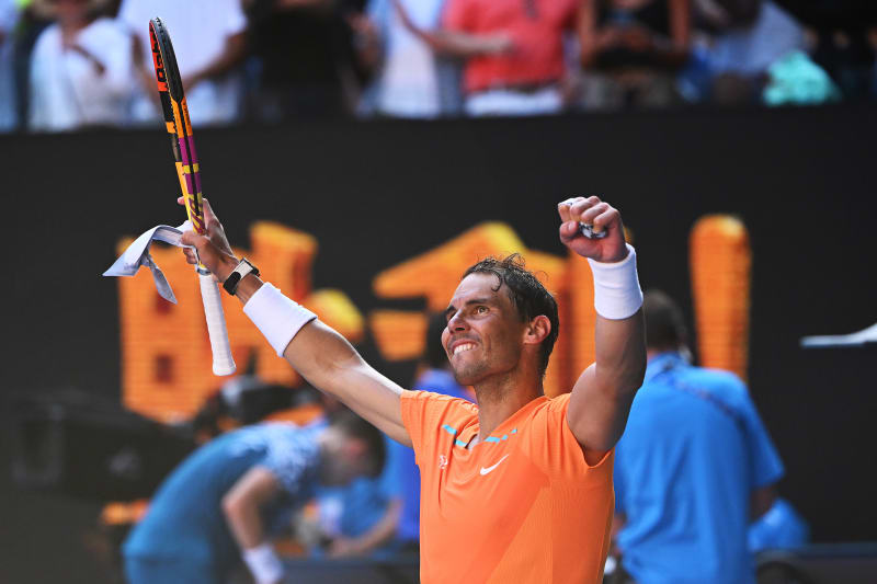 I přes chvilkové vykolejení Rafael Nadal první kolo vyhrál, a to ve čtyřech setech.