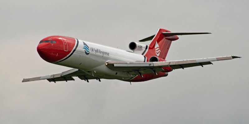 Boeing 727-200 na letecké přehlídce