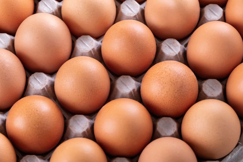 Správné skladování vajec: Špičkou dolů