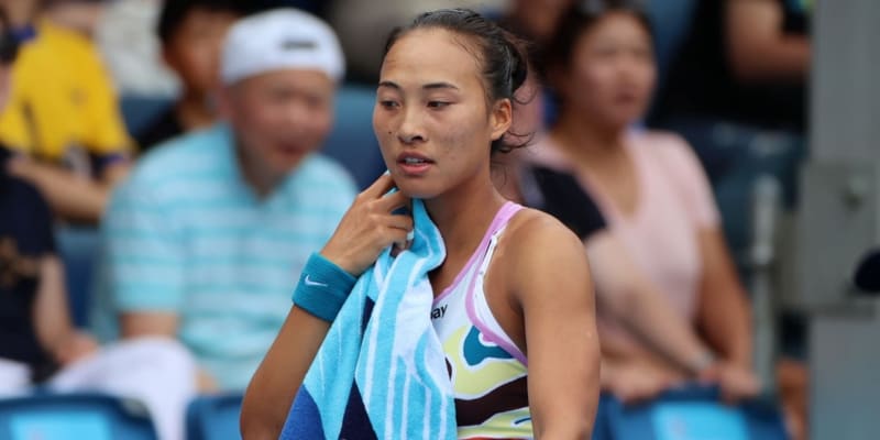 Čeng Čchin-wen čelila na tréninku během Australian Open otázce aktivistů, na kterou nemohla znát odpověď.
