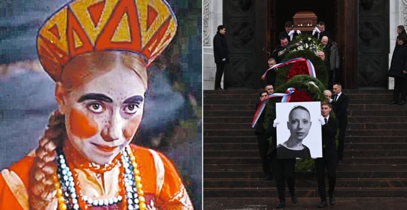 V Moskvě se uskutečnil pohřeb legendární herečky. 