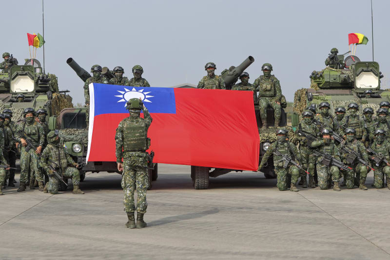 Vojáci Tchaj-wanu během cvičení