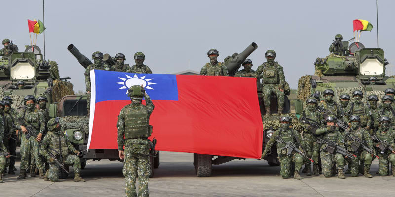Vojáci Tchaj-wanu během cvičení