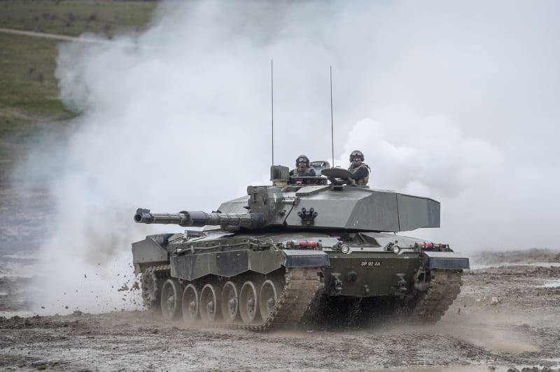 Britský tank Challenger II dostane brzy Ukrajina do výzbroje.