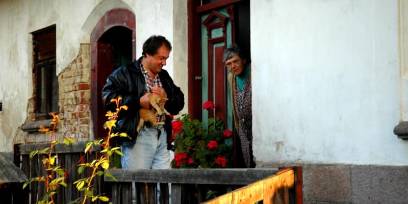 Milan Čurda s maminkou