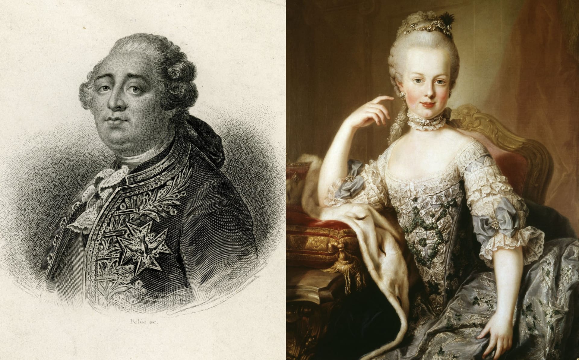 Ludvík XVI. kvůli své nerozhodnosti dostal pod gilotinu i manželku Marii Antoinettu.