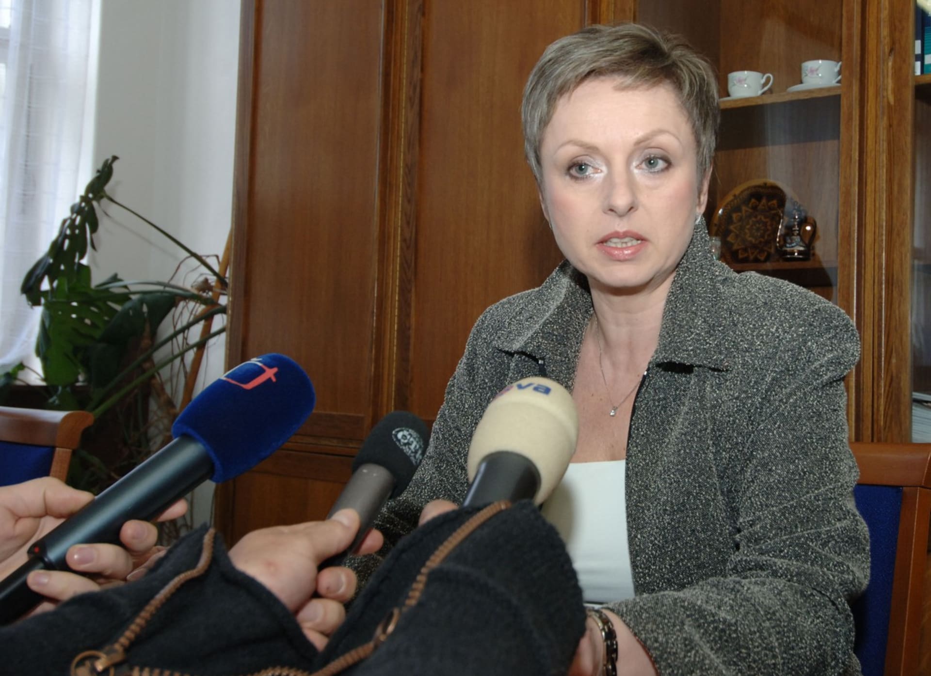 Soudkyně Markéta Horváthová, která Pavla Wonku odsoudila k výkonu trestu pár dní před jeho smrtí, duben 2008