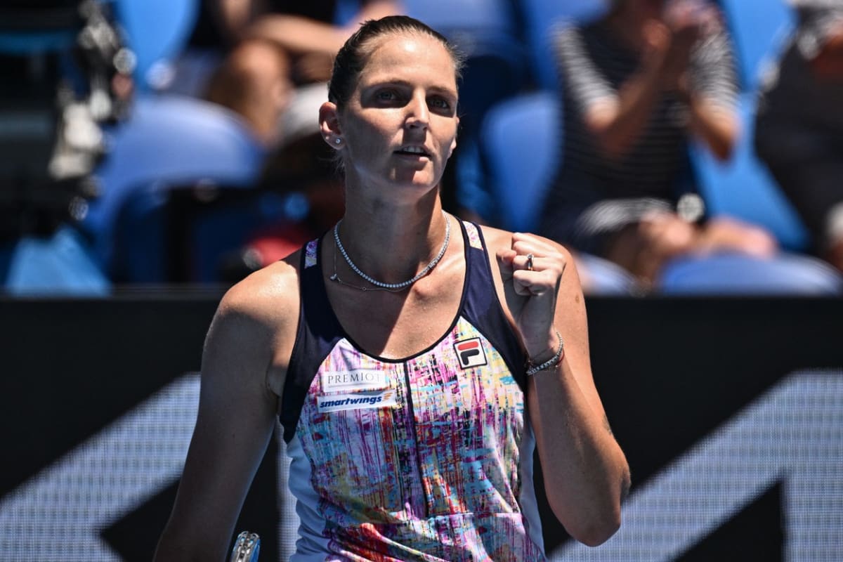 Australian Open: Karolína Plíšková postoupila do čtvrtfinále. 