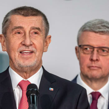 Bývalý premiér Andrej Babiš (ANO) a exministr Karel Havlíček (ANO)