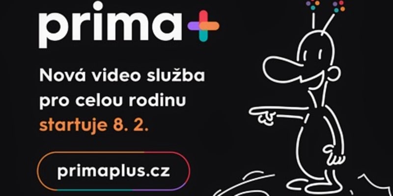 Streamovací služba prima+ startuje od 8. února na primaplus.cz.