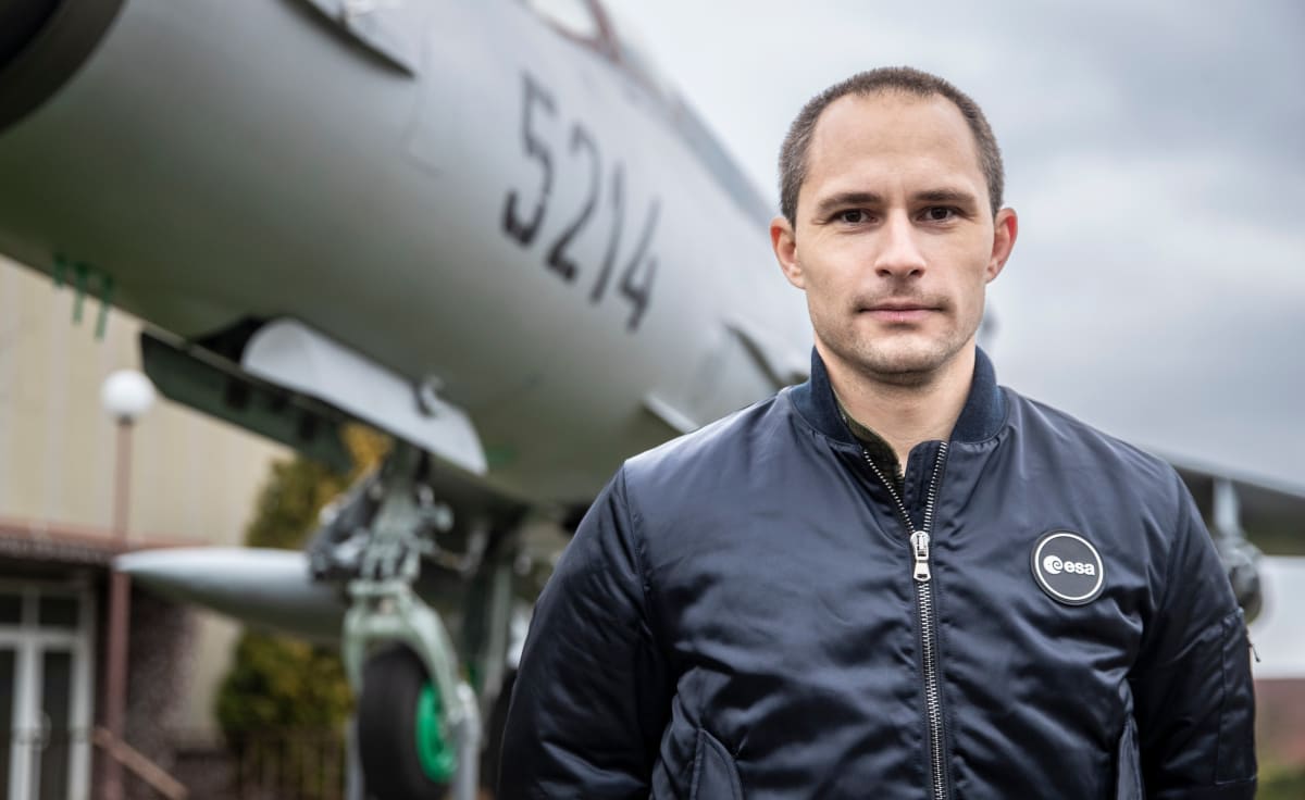 Bojový pilot Aleš Svoboda, který byl Evropskou kosmickou agenturou vybrán do záložního týmu astronautů.