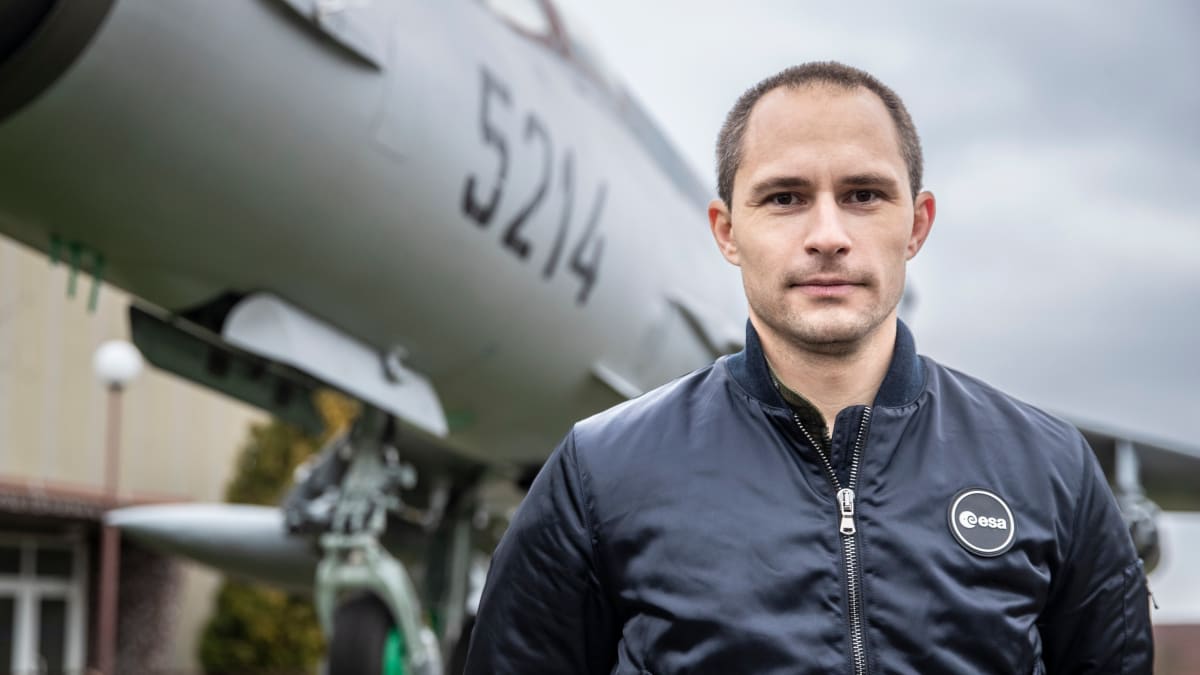 Bojový pilot Aleš Svoboda, který byl Evropskou kosmickou agenturou vybrán do záložního týmu astronautů.