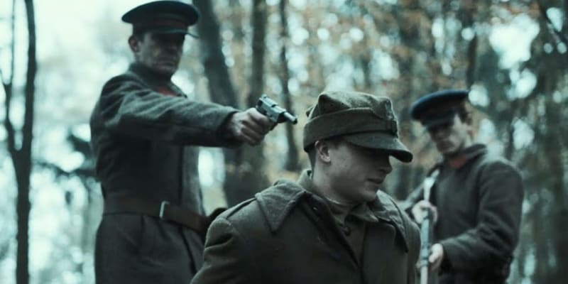 Záběr z filmu Katyň