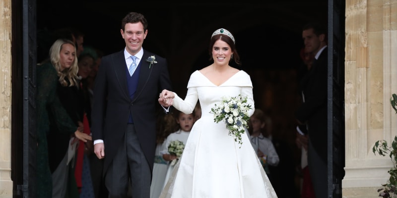 Princezna Eugenie a Jack Brooksbank se vzali v roce 2018.