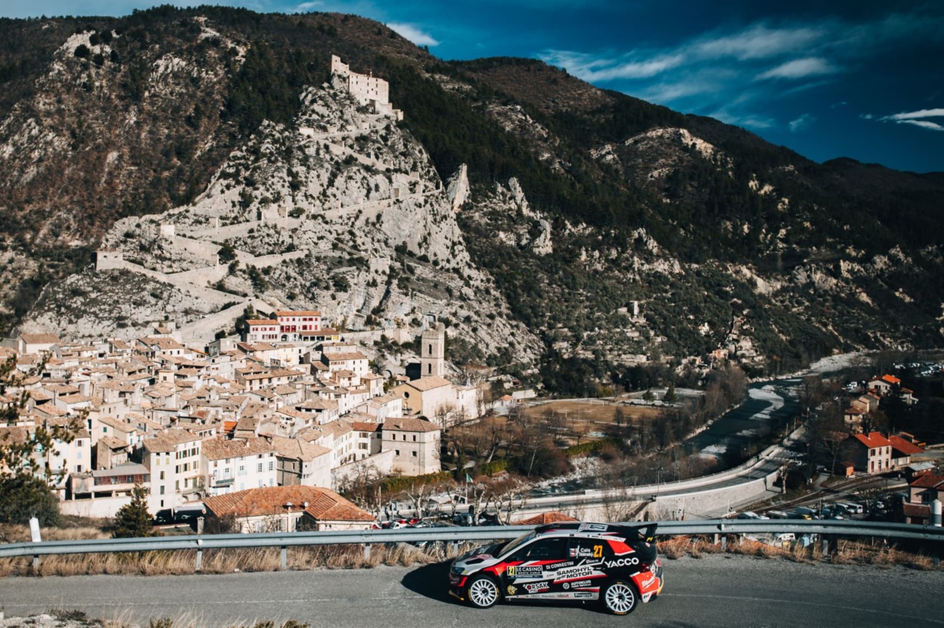 Erik Cais na slavné Rallye Monte Carlo letos ve své kategorii skončil čtvrtý.