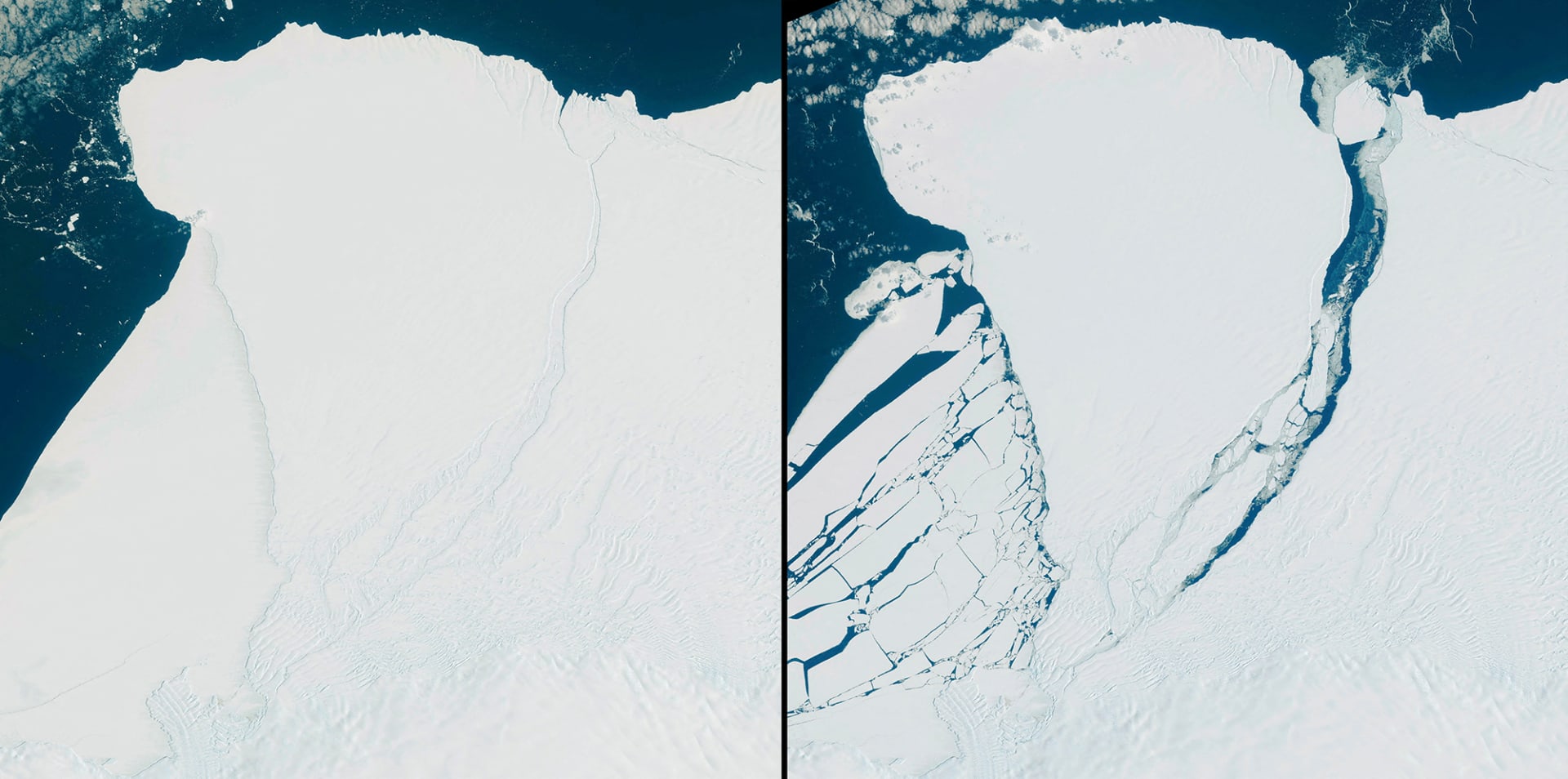 V Antarktidě se odlomil kus ledovce o velikosti Londýna.
