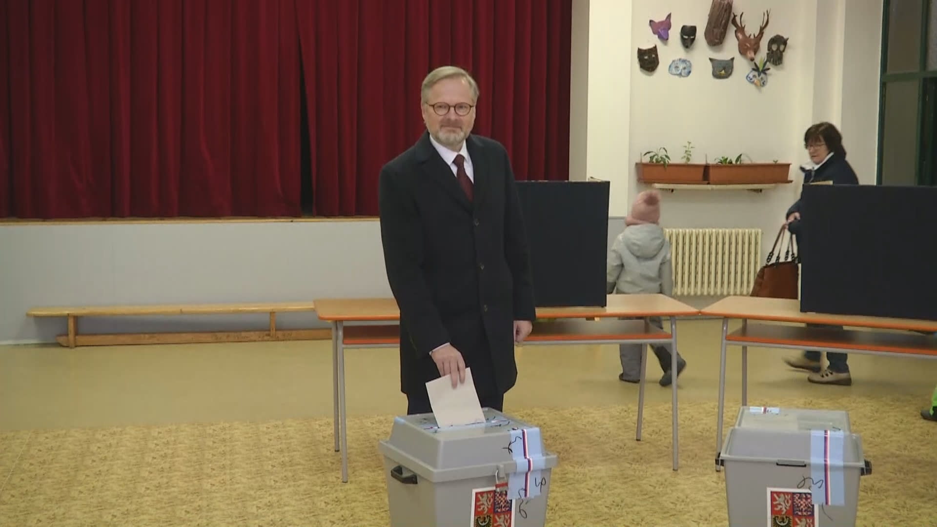 premiér Petr Fiala při prezidentských volbách
