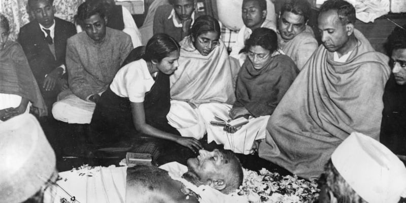 Pohřeb Mahátma Gándhího