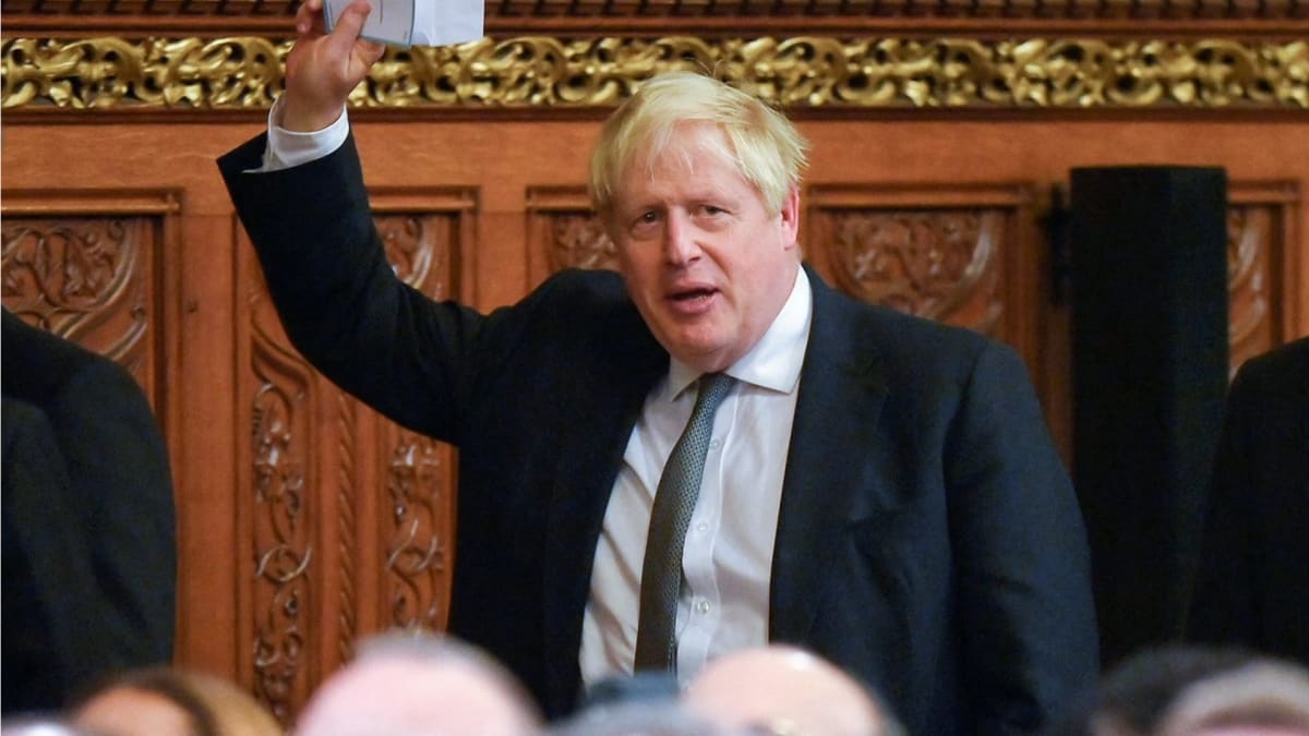Britský expremiér Boris Johnson